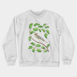 Watercolor summer bird Crewneck Sweatshirt